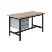 Ergonomische werktafel PTH-model 500 kg Antraciet