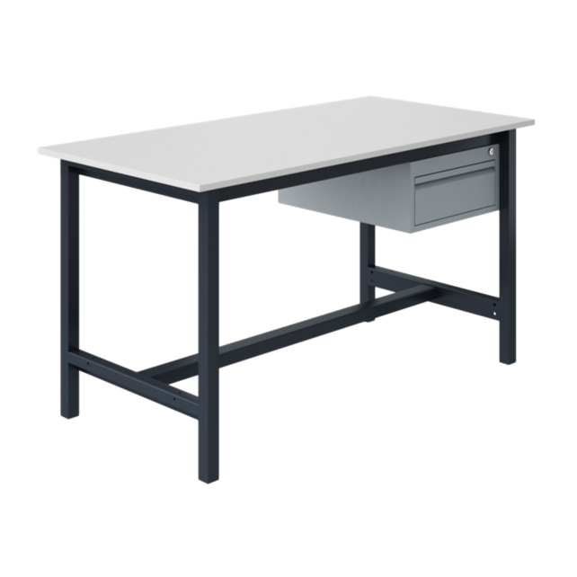 Table de travail Ergonomique modèle PTH 500 kg Anthracite