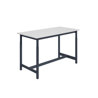 Ergonomische werktafel verstelbaar 300 kg PTH-model Antraciet