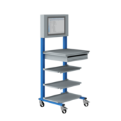 Open computerstand Antraciet