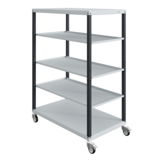 Workshop trolley CAR with trays 5 Grey Antracite