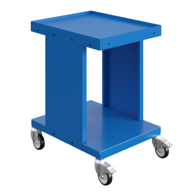 Worktrolley Warehouse Trolley SV with 2 or 3 levels Industrial Blue