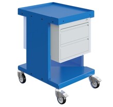 Werktrolley Werkplaatswagens Magazijnkar SV met lades Industrieel Blauw