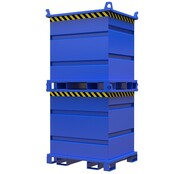 Metal container for rotating forks and crane 1000L 1000Kg VTR-model