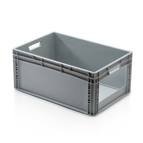 Eurobox Universal  60x40x27 cm with grab opening open handle Euro container