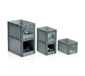 Eurobox Universal 60x40x27 cm with grab opening open handle Euro container