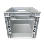 Plastic Kratten  60x40x27 cm met grijpopening Eurobox  container Stapelbak