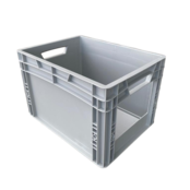 Plastic Kratten  60x40x27 cm met grijpopening Eurobox  container Stapelbak