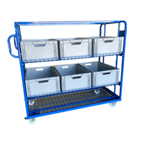 Order Picking container 130x65x123cm Rollcontainer trolley