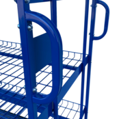 Chariot en filet de préparation de commandes pour magasin e-commerce pour bac de rangement