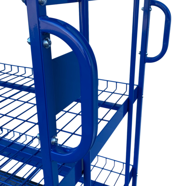 Mesh Trolley  Order Picking Mesh Shelf Trolley Rollcontainer for europbox e-commerce