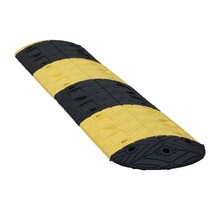 Verkeersdrempel rubber hoogte 75mm  beperking  10 km/h
