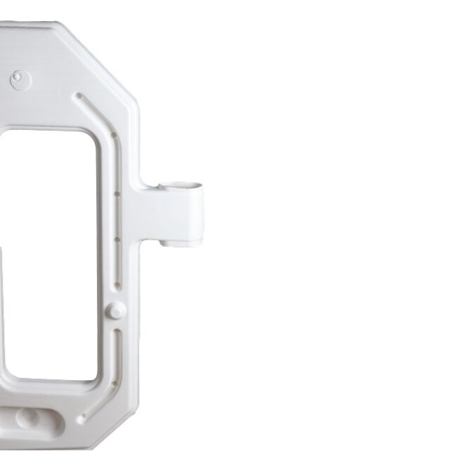Barrière rapide plastique 2000 x 1000 mm Blanc avec réflécteur