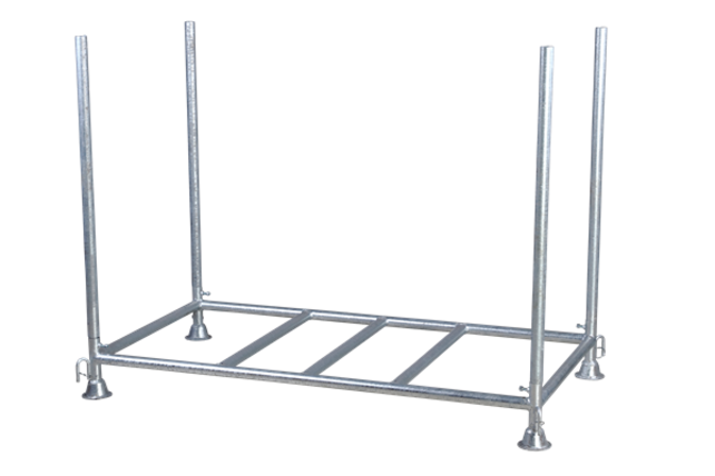 Barrier Fences 2000 x 1000 mm White - 15 pcs + transportation rack