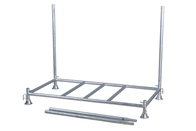 Barrier Fences 2000 x 1000 mm Yellow- 15 pcs + transportation rack