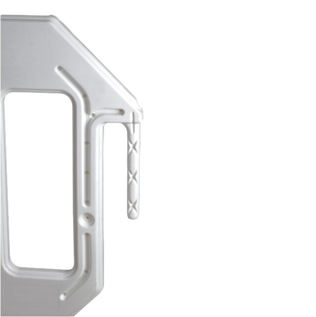 Barrière 2000 x 1000 mm Jaune - 15 pieces + support de transport