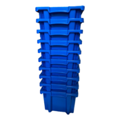 Plastic Stacking Crate 40x30x22cm  Blue Nestable