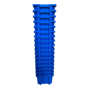 Plastic Stacking Crate 40x30x22cm  Blue Nestable