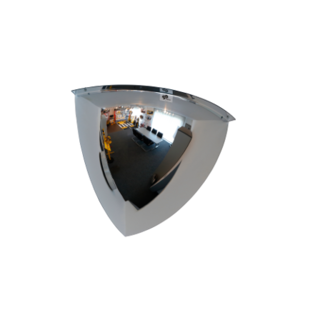 Miroir dôme à 90° industriel pour coin