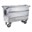 SalesBridges Afvalcontainer 750L staal rolcontainer geesink opname met deksel