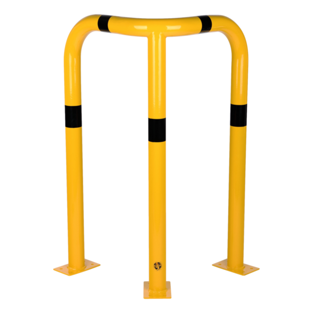 Impact corner protection from steel