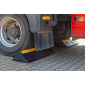 Heavy-duty veilige parkeerstop van hard rubber