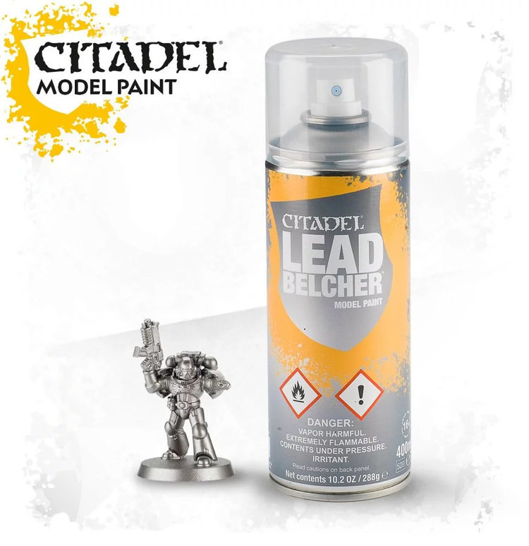 Games Workshop Warhammer GAMES WORKSHOP - CITADEL - SPRAY: LEADBELCHER