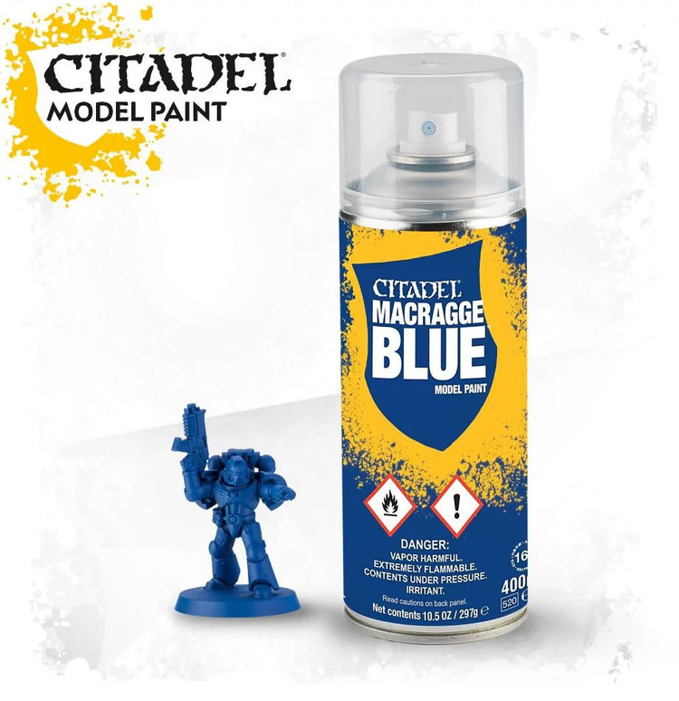 Games Workshop Warhammer GAMES WORKSHOP - CITADEL - SPRAY: MACRAGGE BLUE