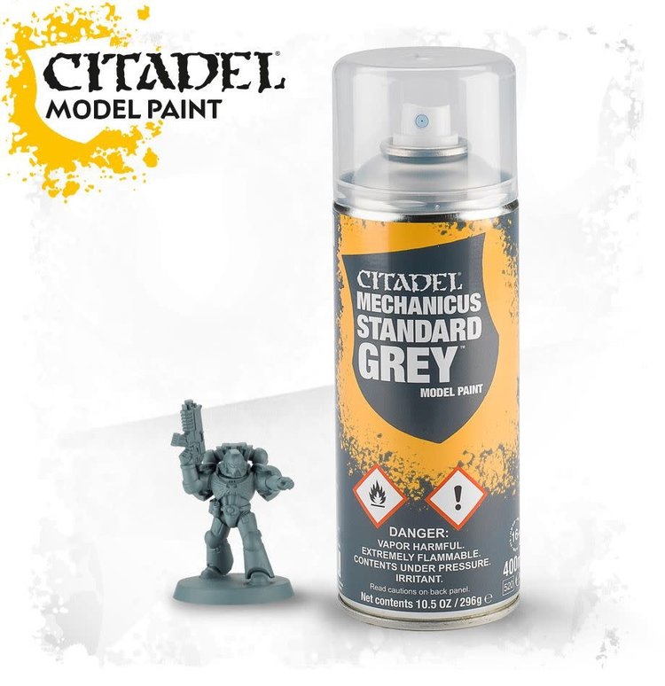 Games Workshop Warhammer GAMES WORKSHOP - CITADEL - SPRAY: MECHANICUS STANDARD GREY