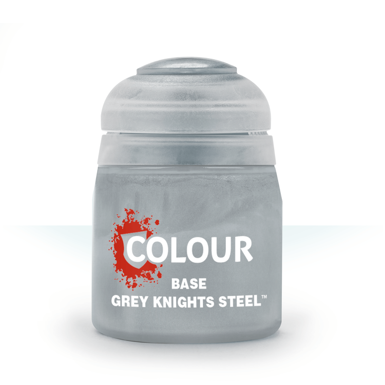Games Workshop Warhammer GAMES WORKSHOP - CITADEL COLOUR - BASE: GREY KNIGHTS STEEL