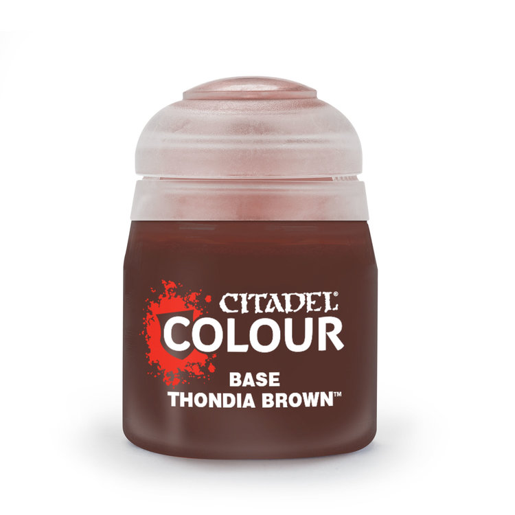 Games Workshop Warhammer GAMES WORKSHOP - CITADEL COLOUR - BASE: THONDIA BROWN