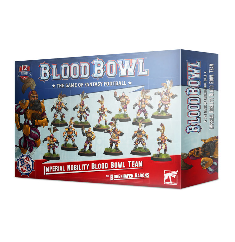 Games Workshop Warhammer Games Workshop - Warhammer - Blood Bowl: Imperial Nobility Team
