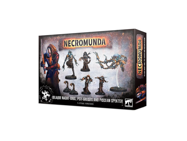 Games Workshop Warhammer Necromunda: Delaque Nacht-Ghul, Psy-Gheists and Piscean Spektor