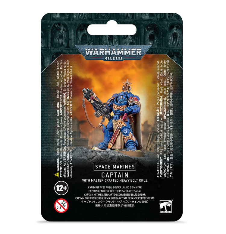 Games Workshop Warhammer Warhammer 40000 - Space Marines: Captain with Master-Crafted Heavy Bolt Rifle