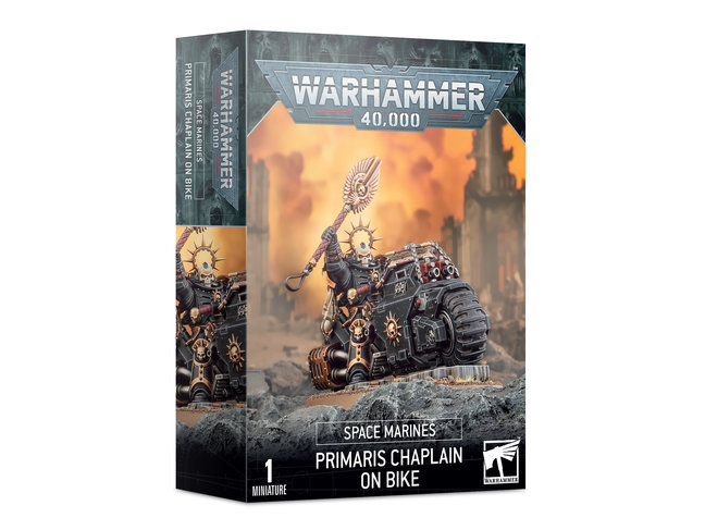 Games Workshop Warhammer Space Marines: Primaris Chaplain on Bike