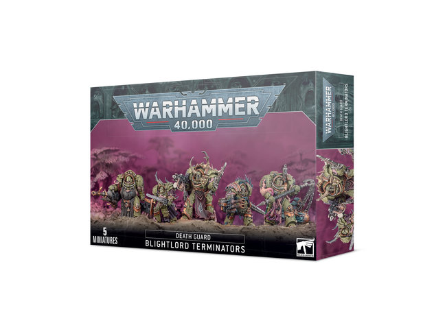 Games Workshop Warhammer Death Guard: Blightlord Terminators