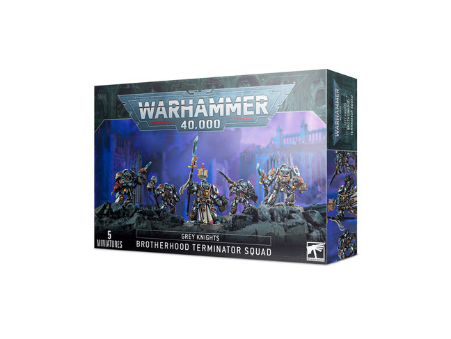 Games Workshop Warhammer Grey Knights: Brotherhood Terminator Squad