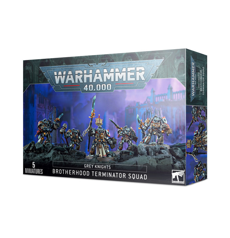 Games Workshop Warhammer Warhammer 40000 - Grey Knights: Brotherhood Terminator Squad