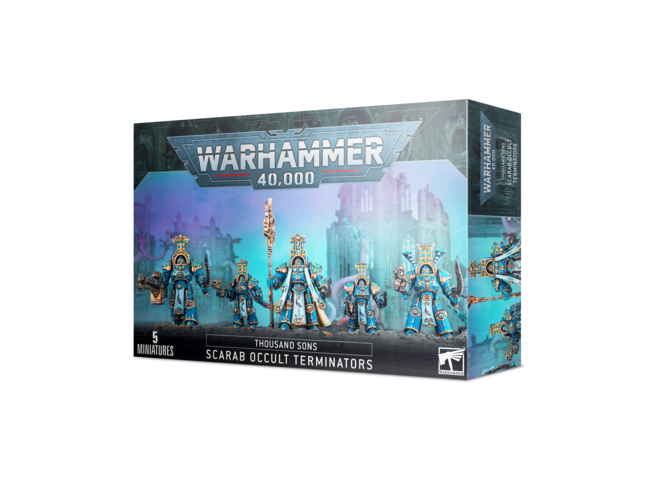Games Workshop Warhammer Thousand Sons: Scarab Occult Terminators