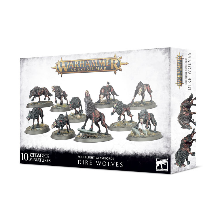 Games Workshop Warhammer Warhammer Age of Sigmar - Soulblight Gravelords: Dire Wolves