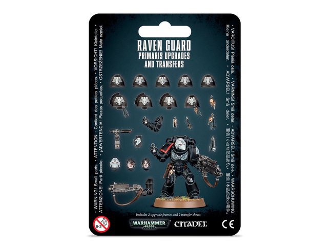 Games Workshop Warhammer Space Marines: Raven Guard - Primaris Upgrades & Transfers