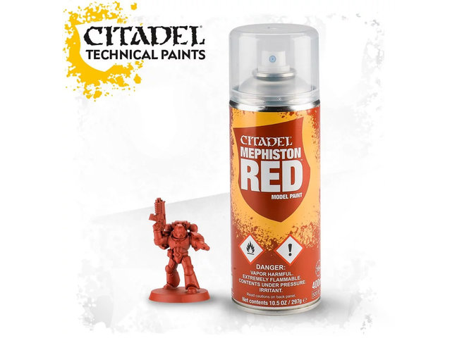 Games Workshop Warhammer SPRAY: MEPHISTON RED