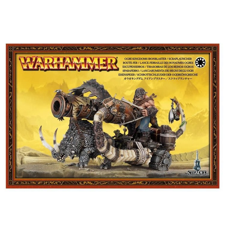Games Workshop Warhammer Warhammer Age of Sigmar - Ogor Mawtribes: Ironblaster / Gnoblar Scrab Launcher
