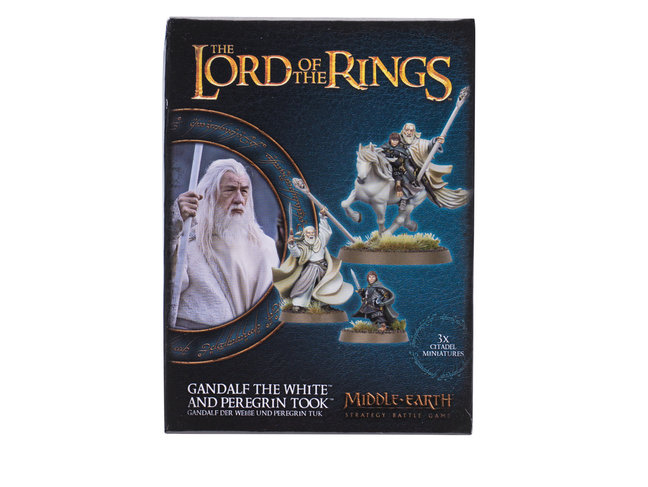 Games Workshop Warhammer Middle-Earth: Gandalf the White and Peregrin Took