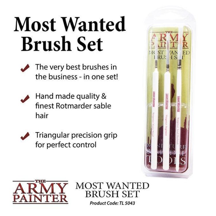 The Army Painter The Army Painter: Most Wanted Brush Set