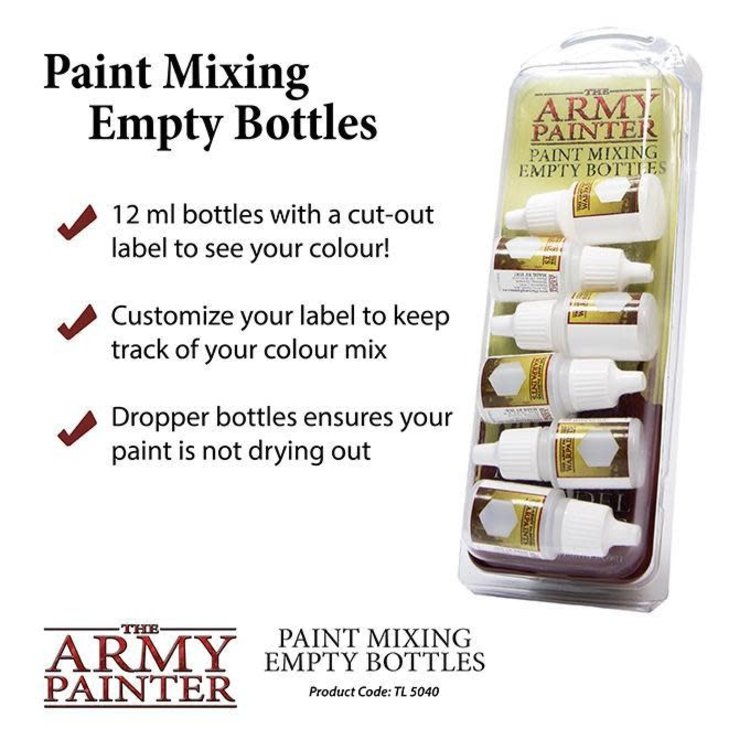 The Army Painter The Army Painter: Paint Mixing Empty Bottles