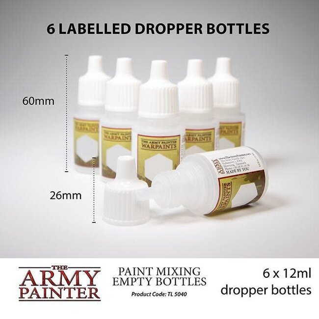 The Army Painter The Army Painter: Paint Mixing Empty Bottles
