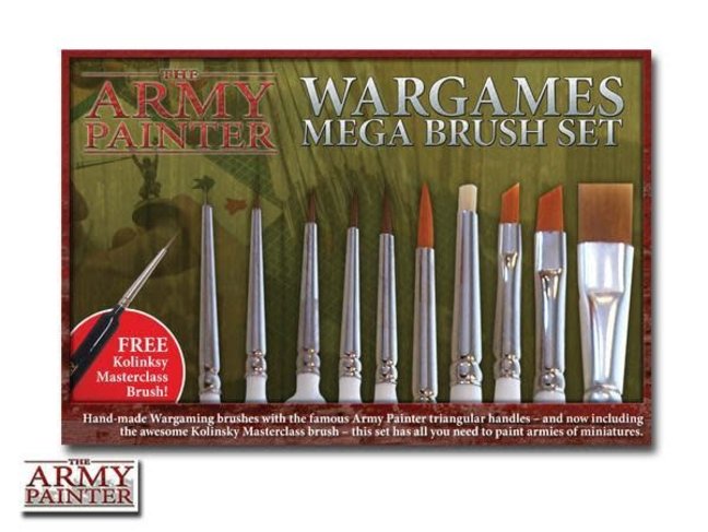 The Army Painter Wargames Mega Brush Set