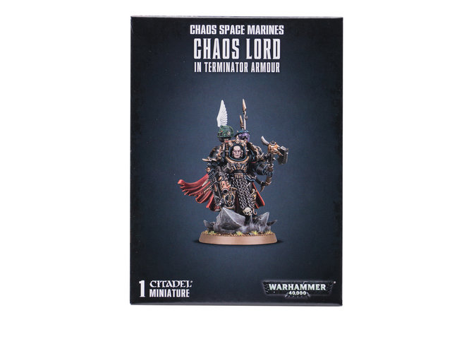 Games Workshop Warhammer Chaos Space Marines: Chaos Lord in Terminator Armour