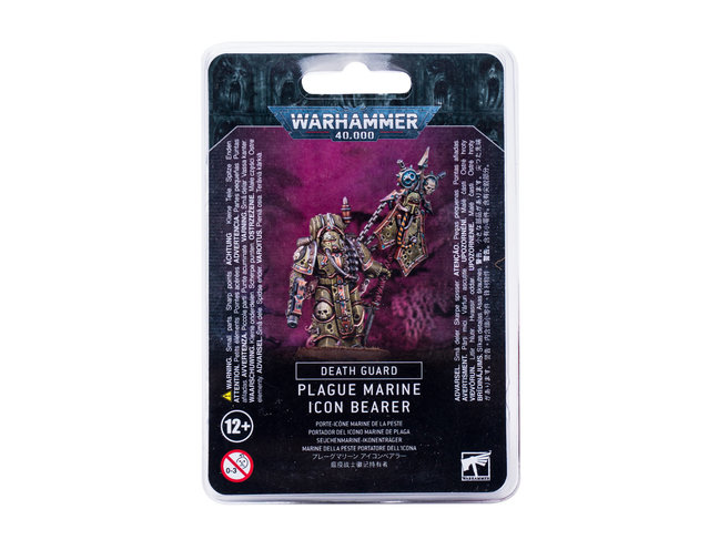 Games Workshop Warhammer Death Guard: Plague Marine Icon Bearer